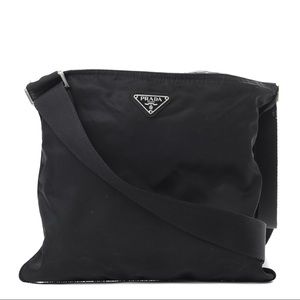Authentic Prada tessuto messenger bag